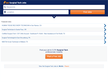 Tablet Screenshot of getsurgicaltechjobs.com